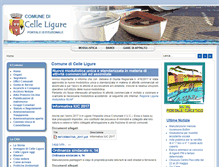 Tablet Screenshot of comune.celle.sv.it